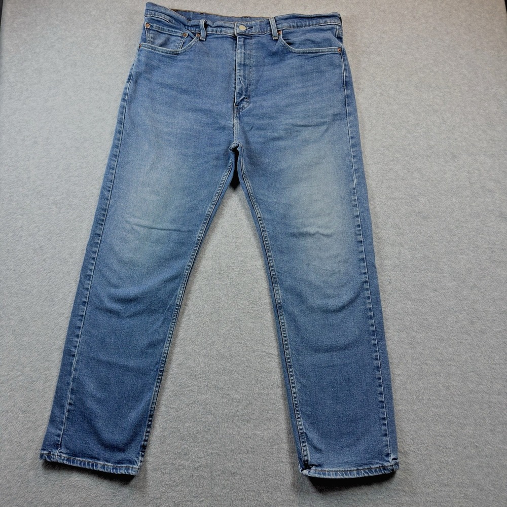 Levi's 505 Straight Fit Jeans Men's  Blue Denim Cotton W38 L30 (29)